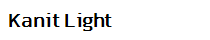 Kanit Light